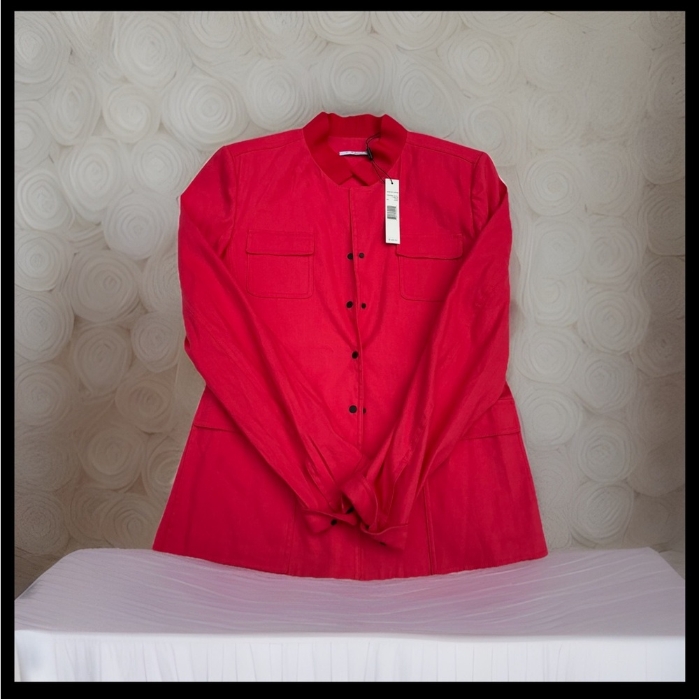 NWT Tahari Coral Sophisticated Professional Career Minimalist Yohanna Jacket Sz8